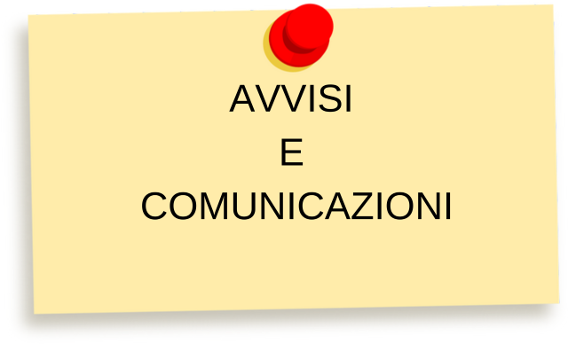 AVVISI E COMUNICAZIONI