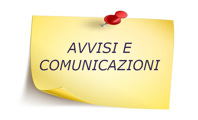AVVISI E COMUNICAZIONI